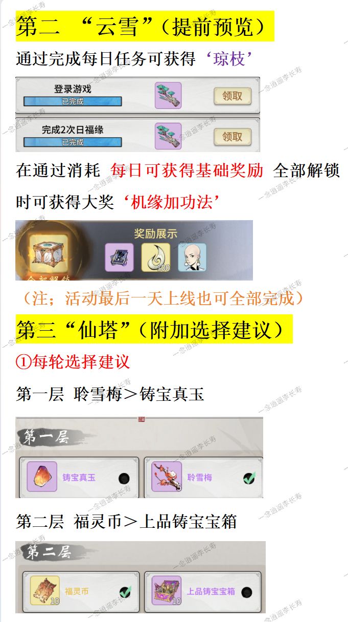 云绒煦雪活动攻略分享 3