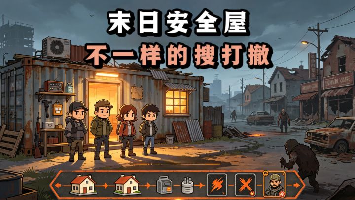 🔥一间安全屋,通过传送带获得物资,不一样的搜打撤❗️截图