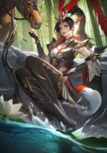 【新皮肤爆料】吕姬玲绮全新皮肤 戏水芙蓉