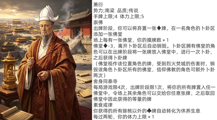 名将杀新武将梁武帝萧绎截图