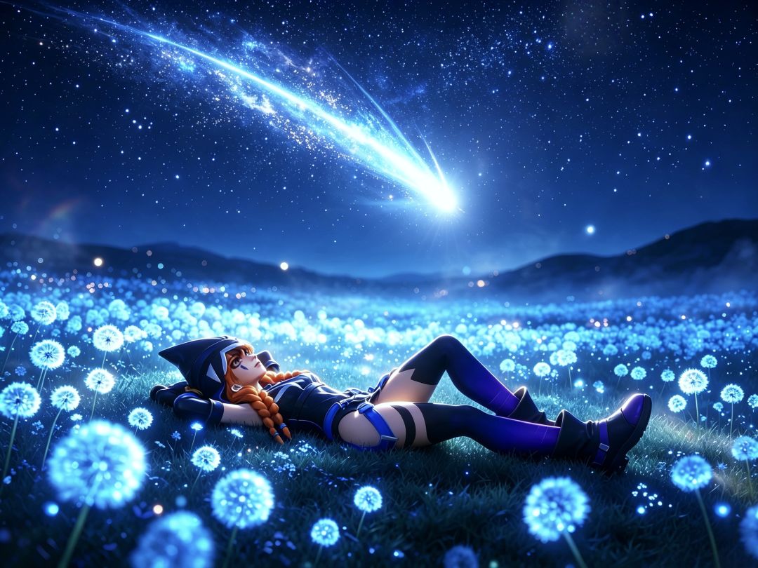 漫天星雨 花海等你 2