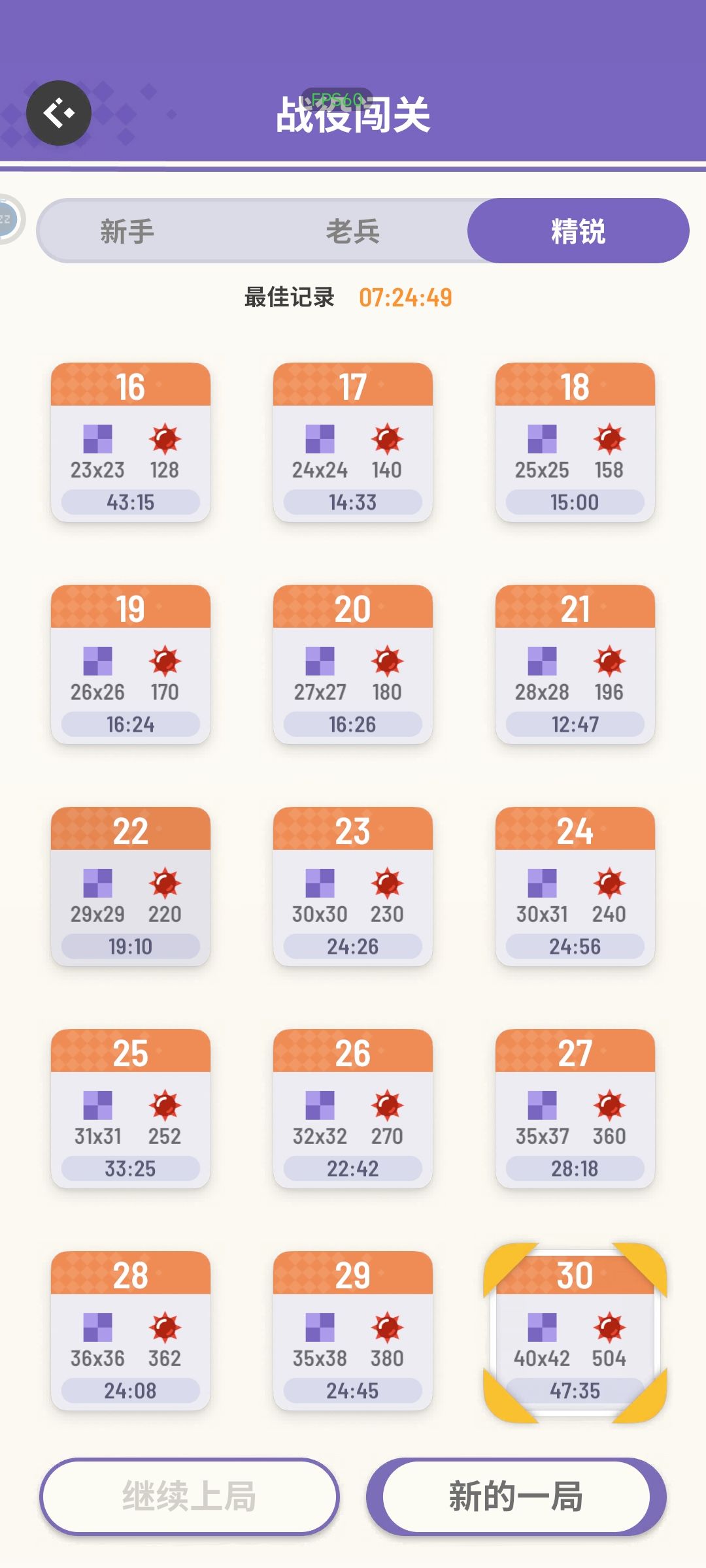战役全通了😎 1