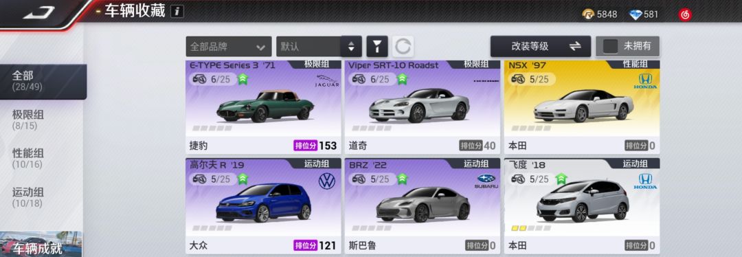 大佬们请问这里面什么车值得培养 3