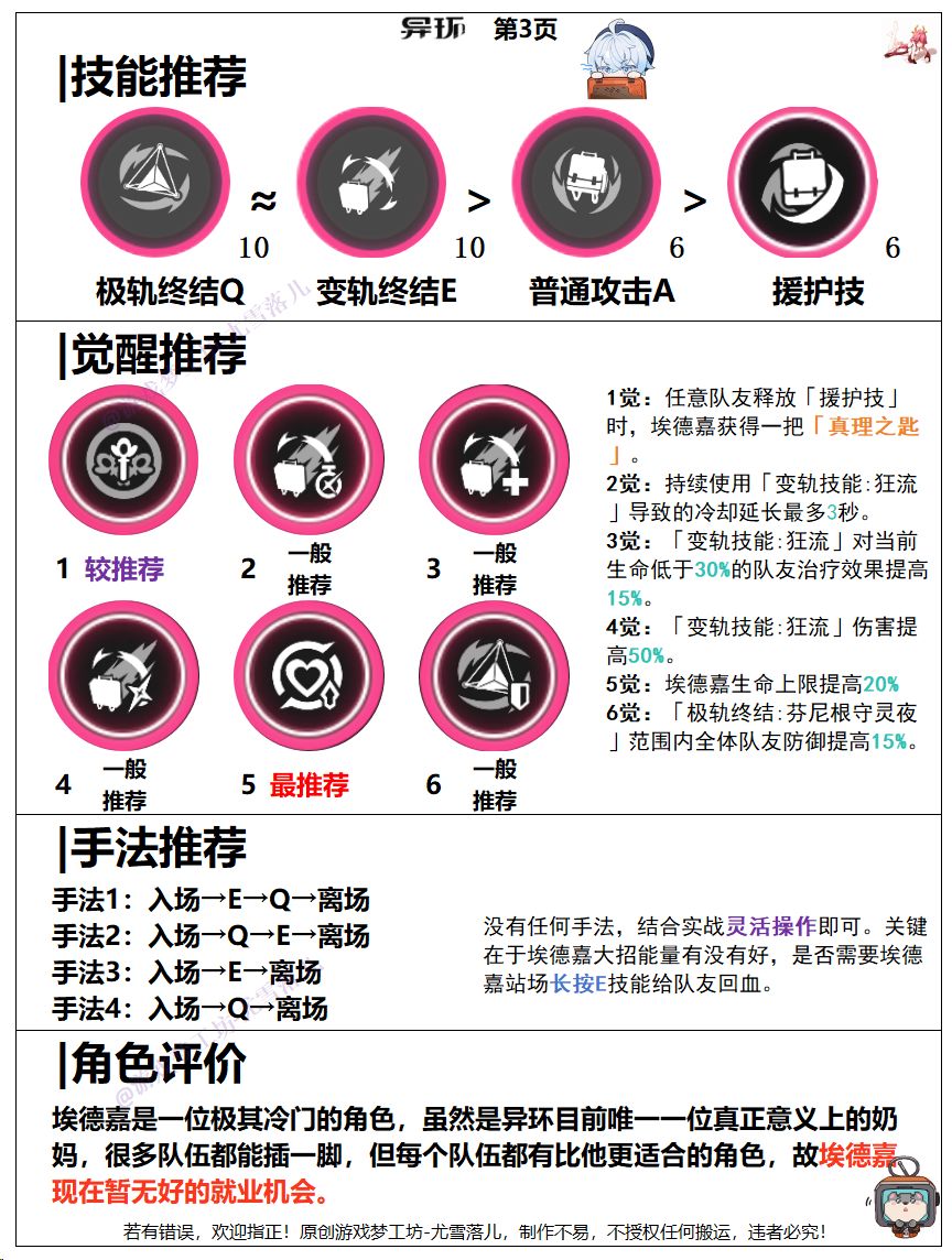 异环攻略:埃德嘉一图流,游戏目前唯一奶妈 3