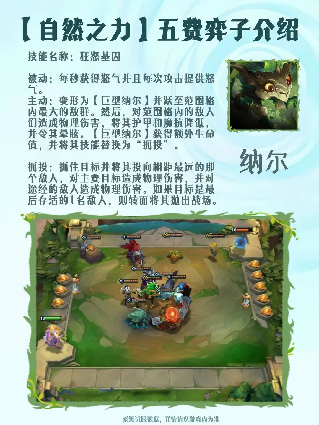 金铲铲S18自然之力赛季五费弈子技能一览 3