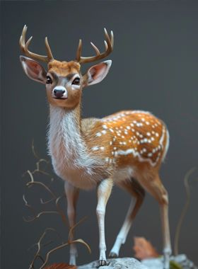 【猎物图鉴】（第四期）乔木林-梅花鹿