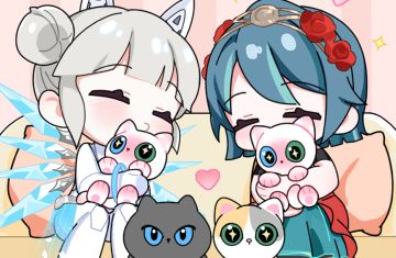 当Summer和Luna沉浸在宠物玩法中不能自拔时...