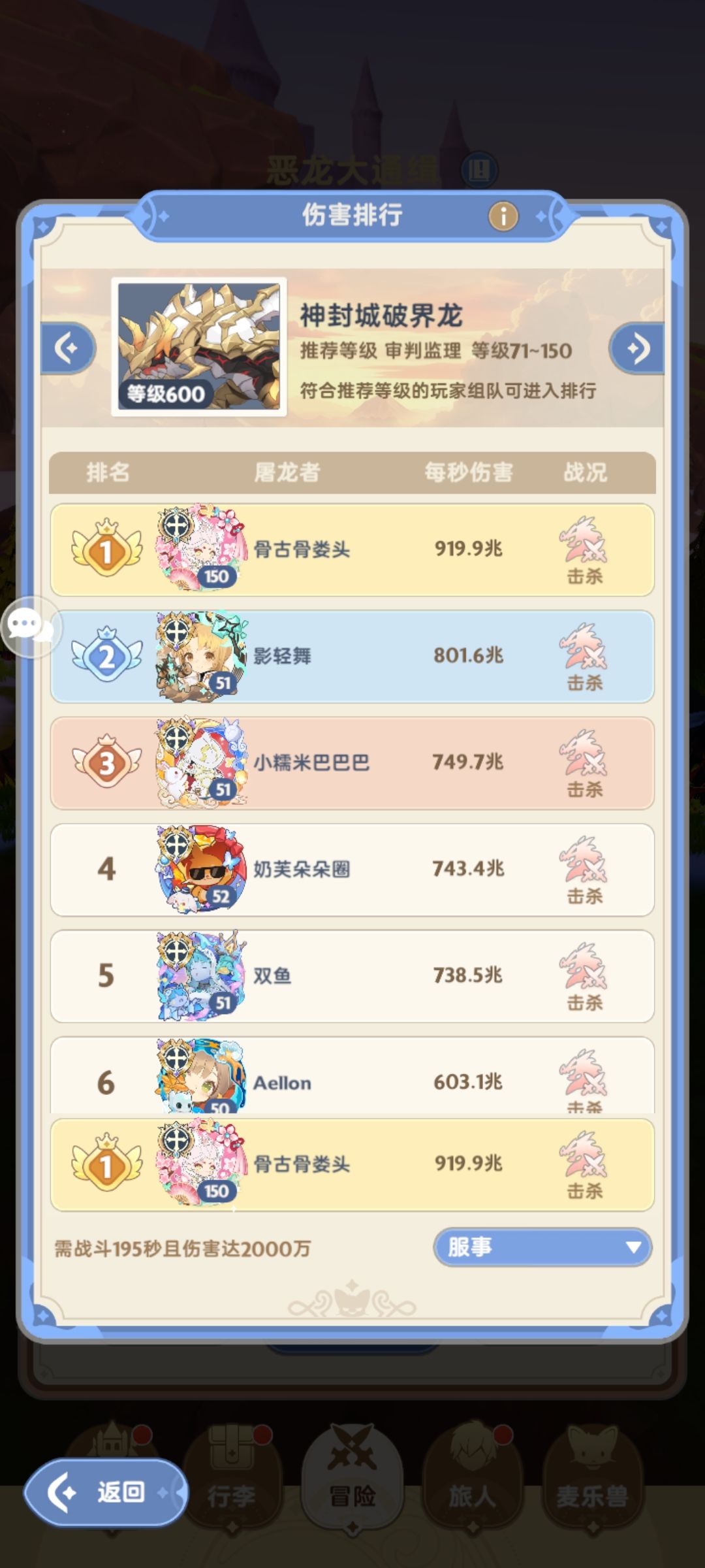 卡级自留 6