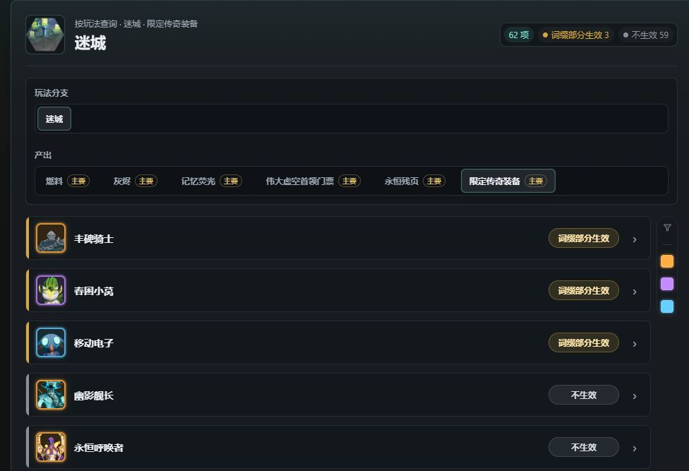 迷城装备烛台不吃黑潮稀有度加成? 1