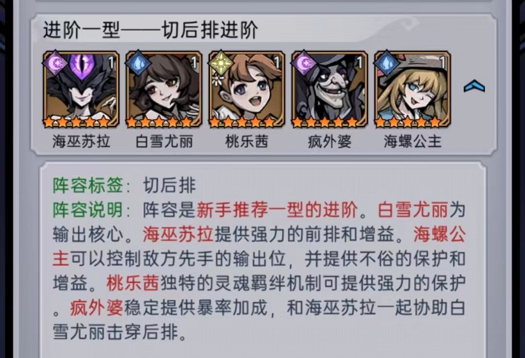 萌新向，开局4保1规划截图