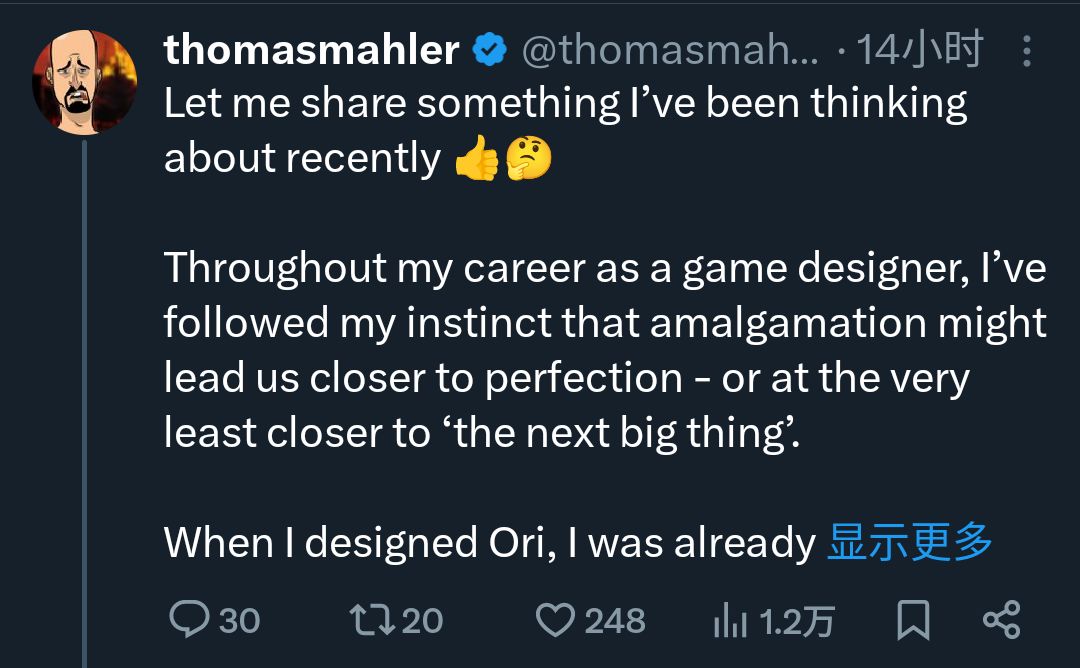 Ori制作人分享对游戏元素融合的思考与看法 3