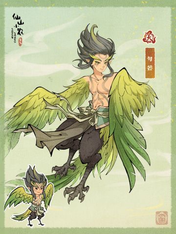 仙山人物篇——句芒守春：静候伏羲归，花开待重逢