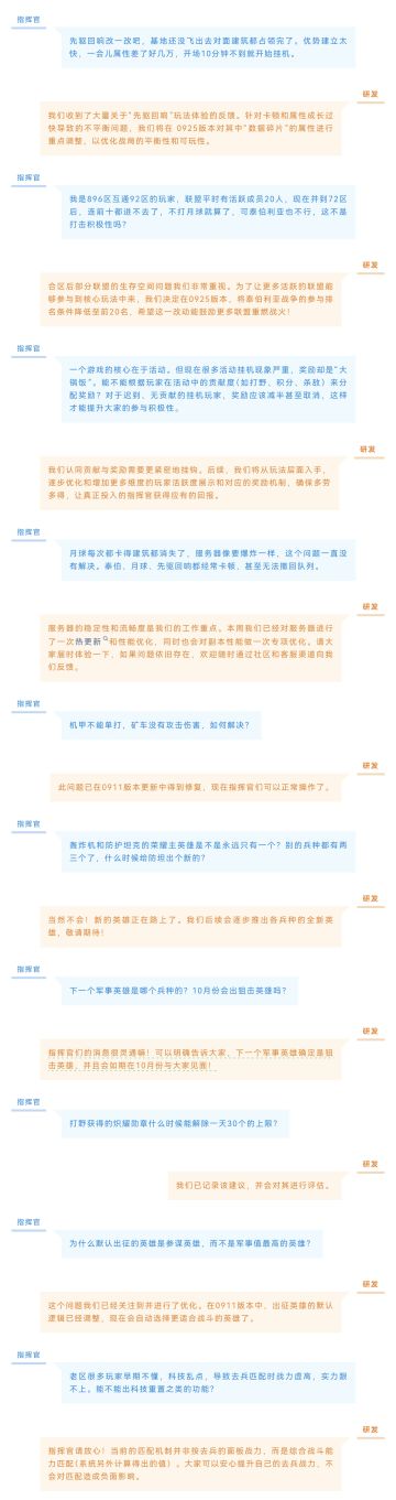 你的声音我们听到了 9月策划答疑面对面热点问答汇总