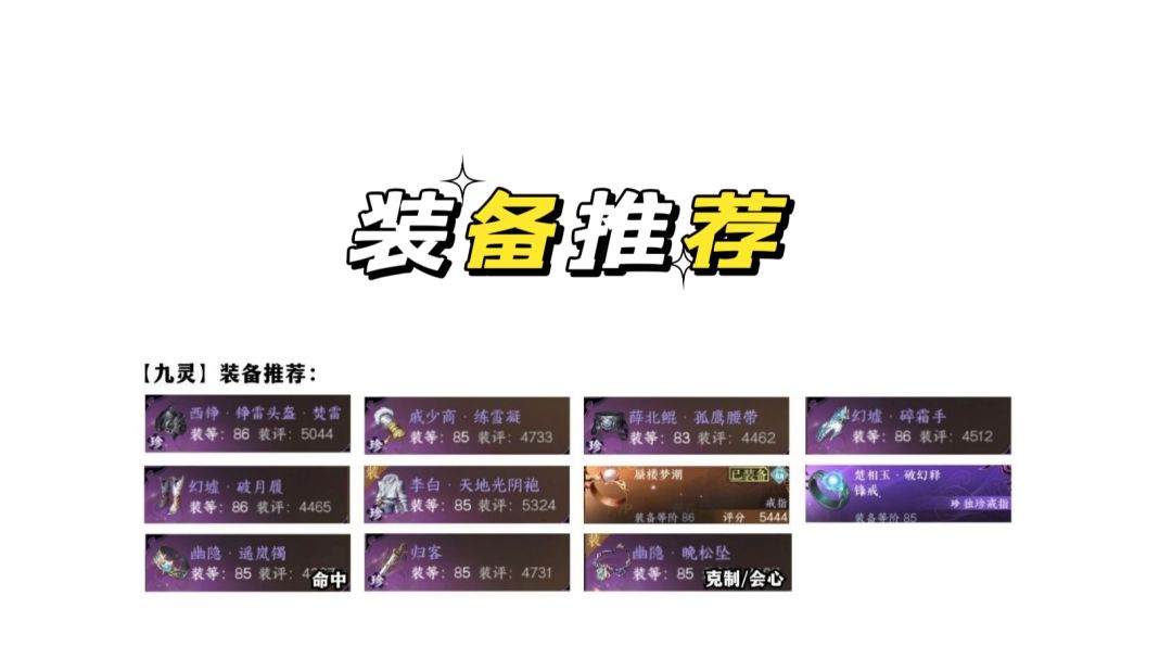 【职业搭配】1.2.4版本九灵pve攻略截图