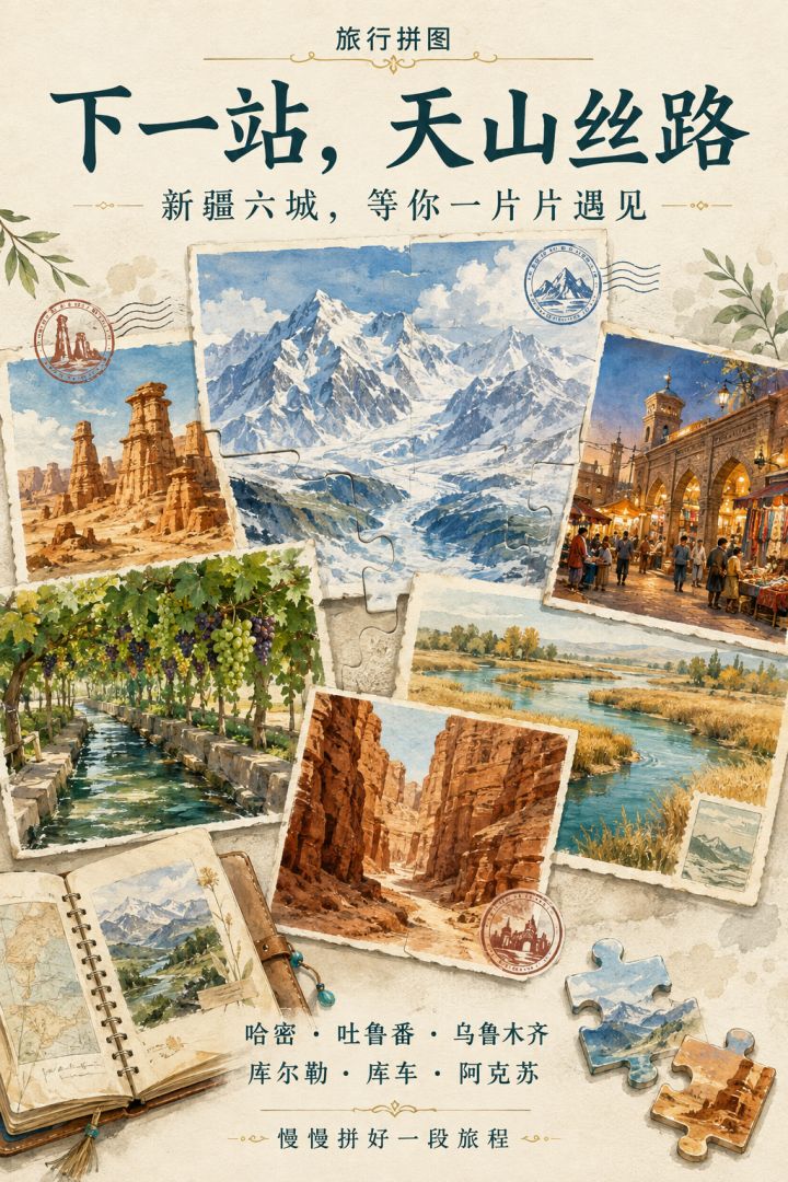 下一站,天山丝路|《旅行拼图》新疆六城更新截图