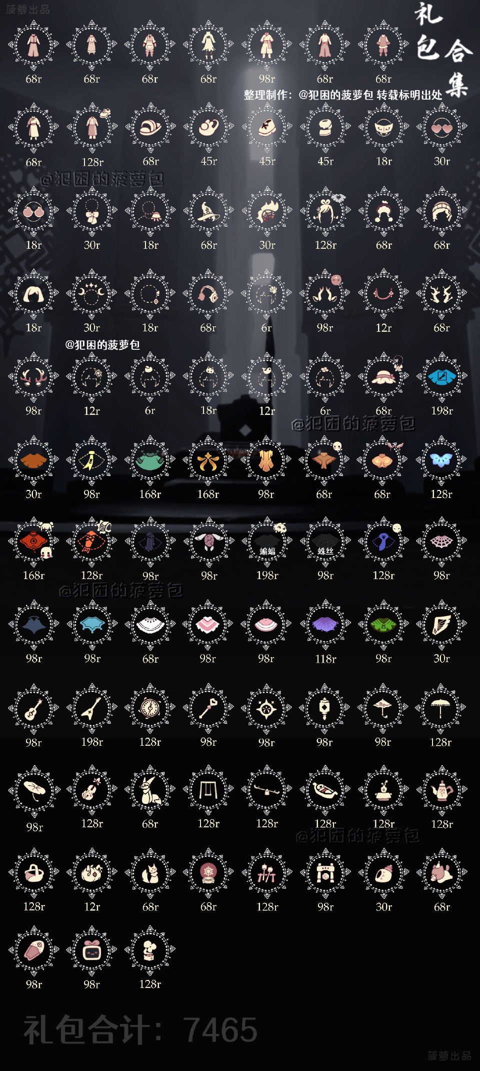 最新|光遇国服全礼包图图鉴 2