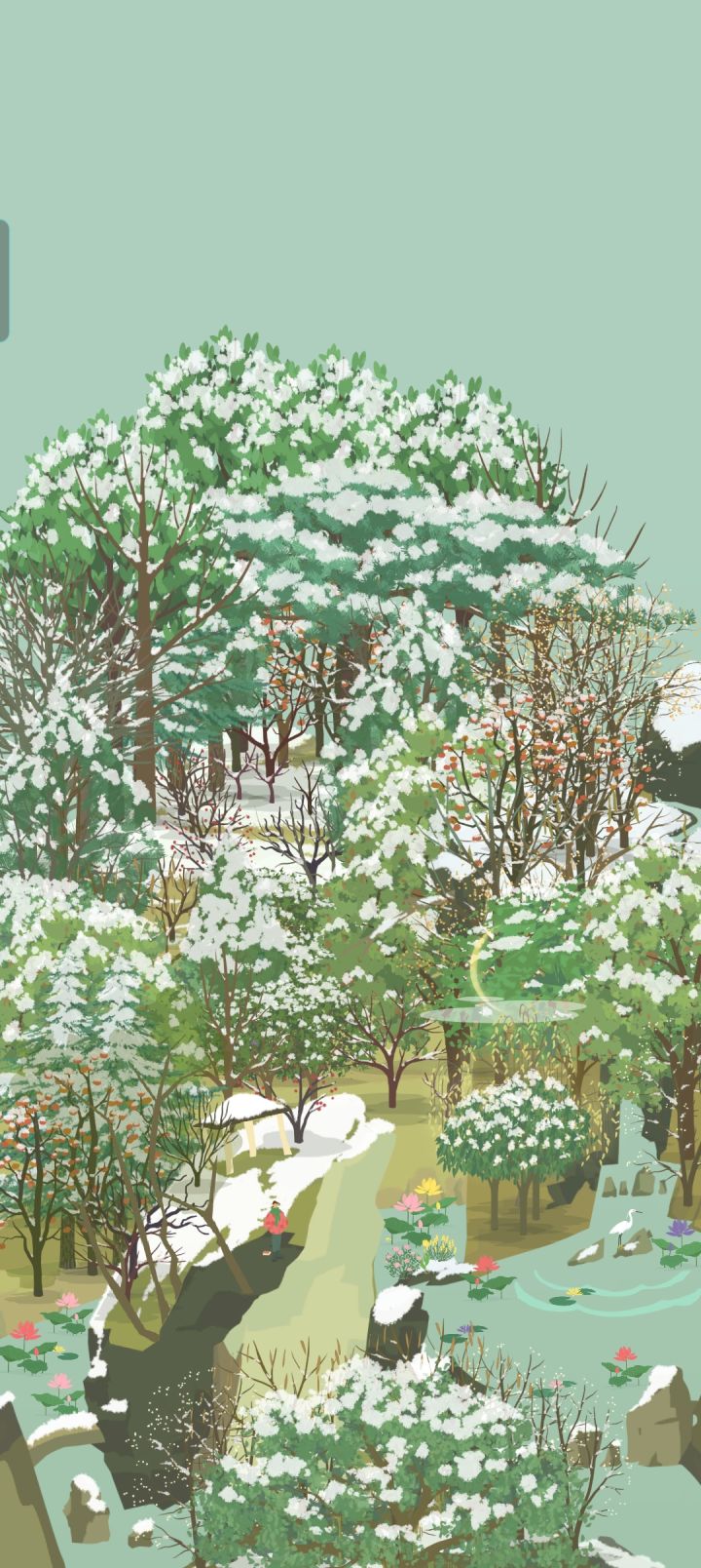 纪念第一次堆雪截图