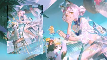 〓S47典藏基础卡异画「猫掌柜·焕宴-海盐果冻」PV〓