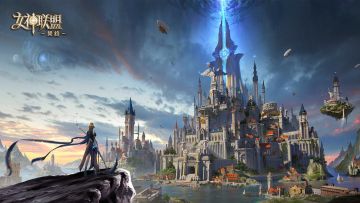 春色春景百花齐放《女神联盟：契约》春日踏青