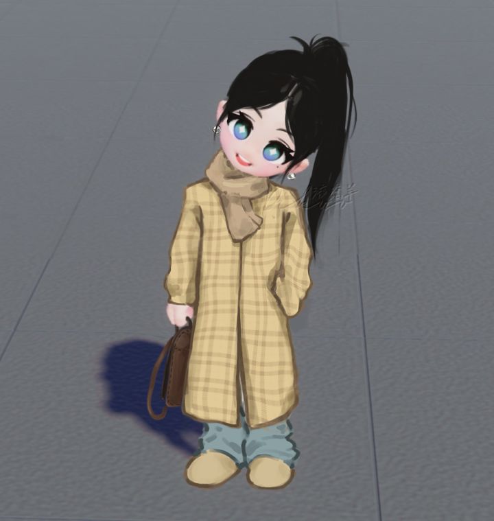 高马尾毛呢大衣( ・⊝・∞)截图