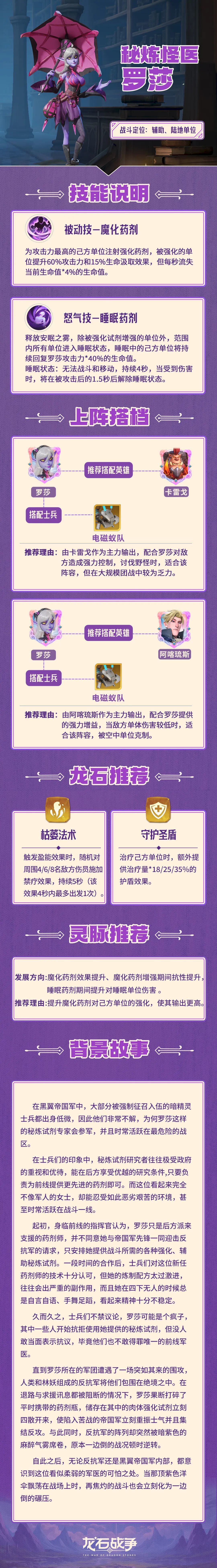 英雄攻略丨我是罗莎，让敌人在睡梦中永眠吧截图