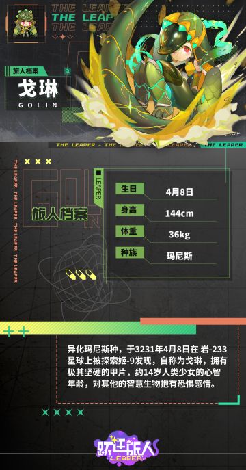 【旅人档案细则：戈琳】