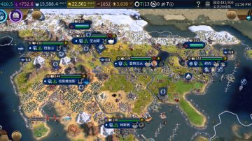 文明6 美国史实地图全奇观