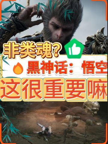 🤔重要嘛❗《黑神话：悟空》非“类魂”游戏