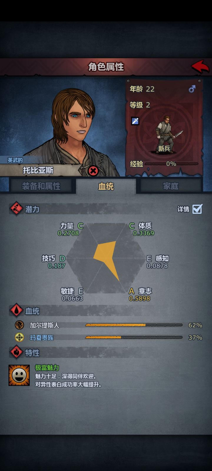 哪位大佬查查,这个工具人看看能练多少意志截图