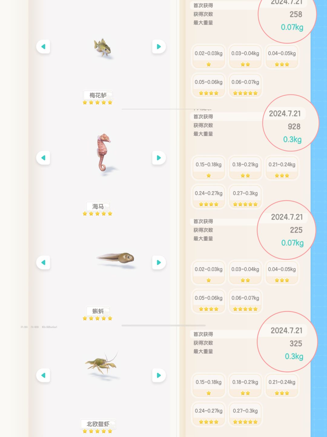 心动小镇初级鱼佬看图鉴，顶级鱼佬看？ 5