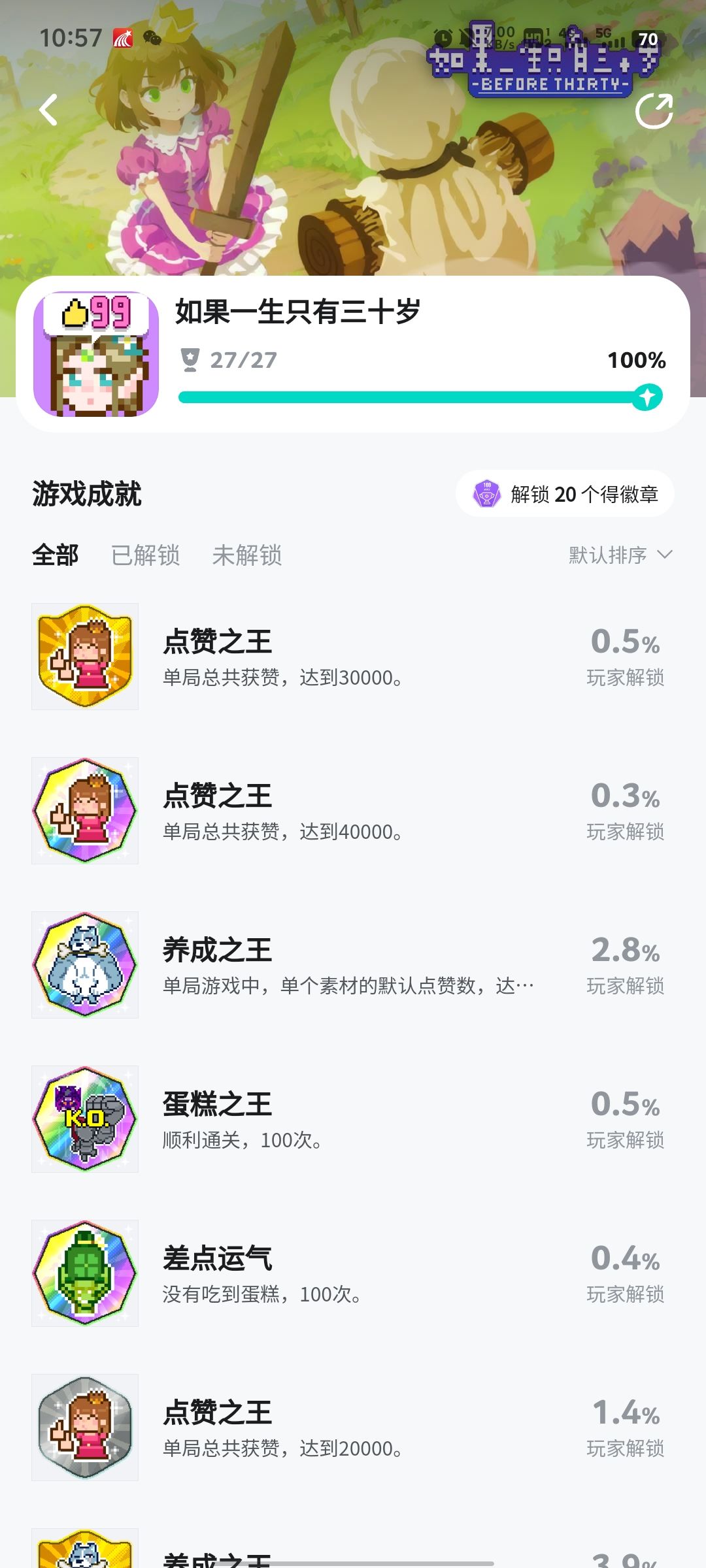 全成就记录 1