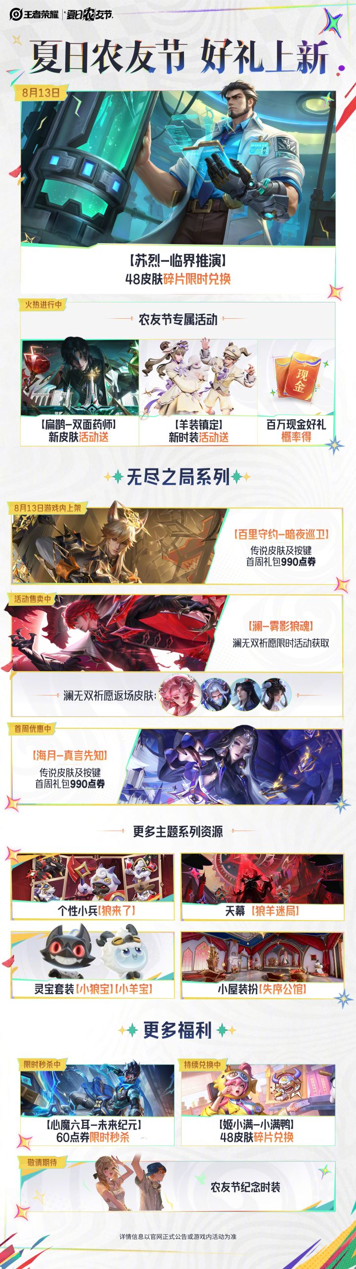 【快讯】夏日农友节上新苏烈新皮肤临界推演截图