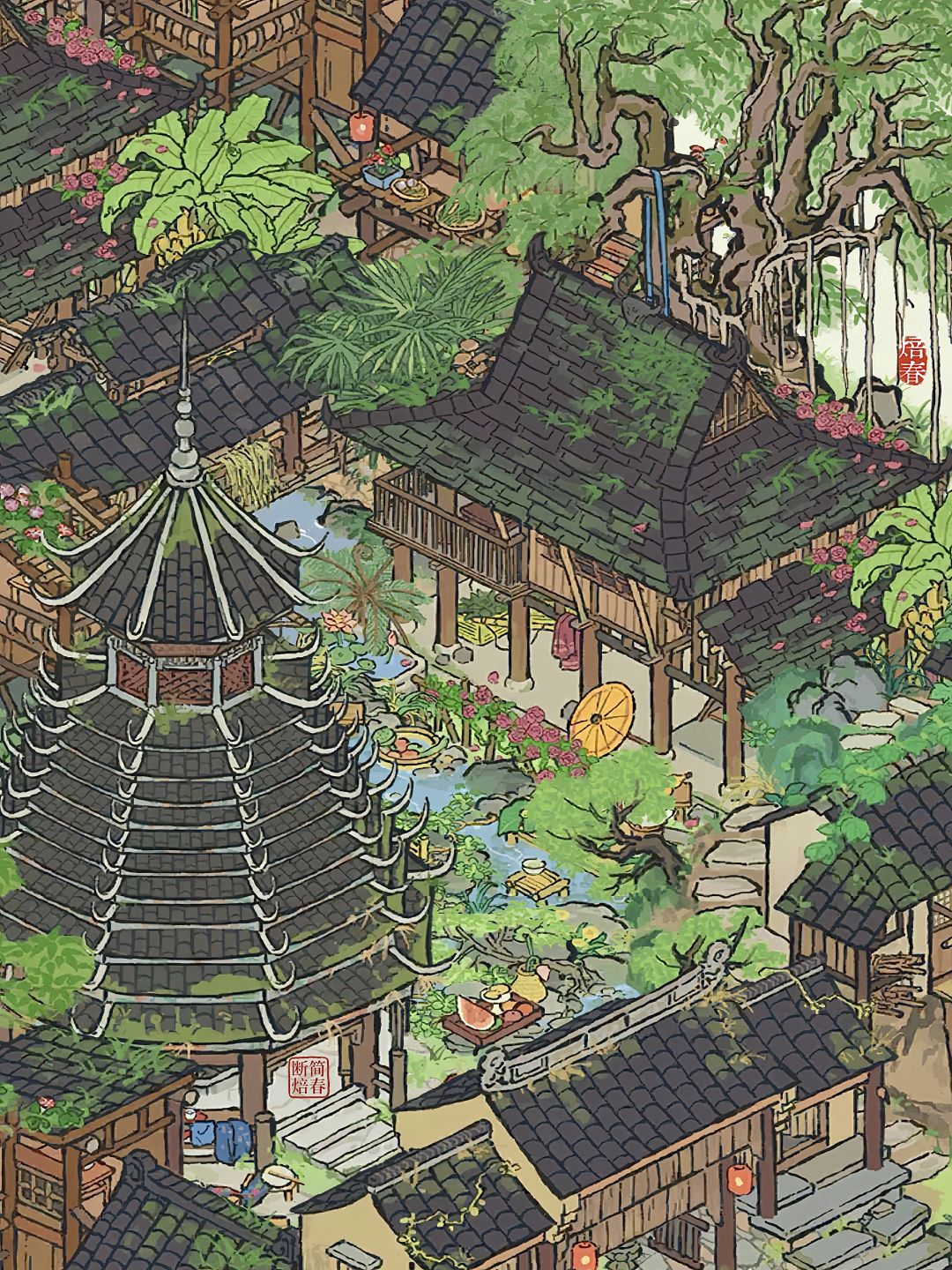 从江肇兴侗寨复刻 3