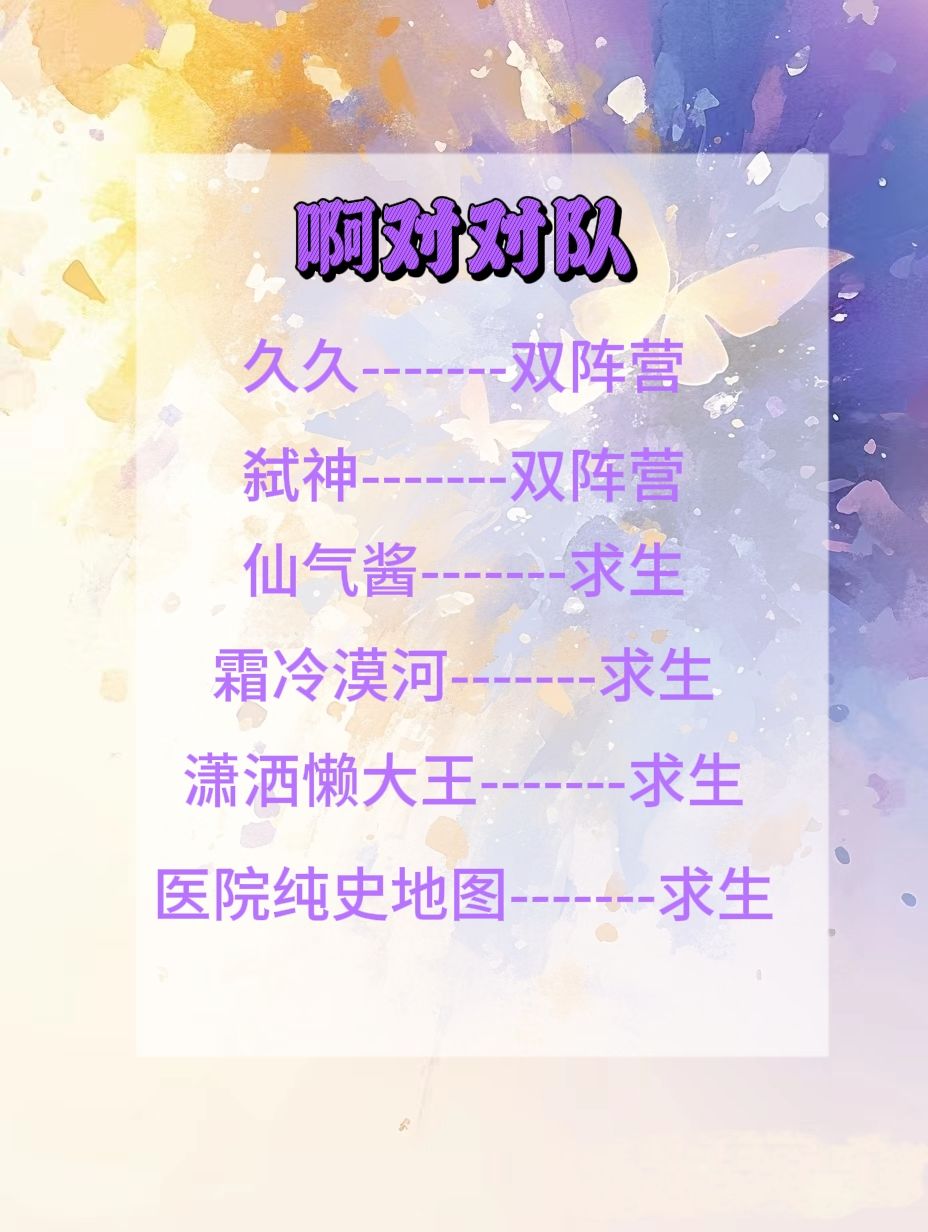 第五人格上理杯决赛战队大名单 3