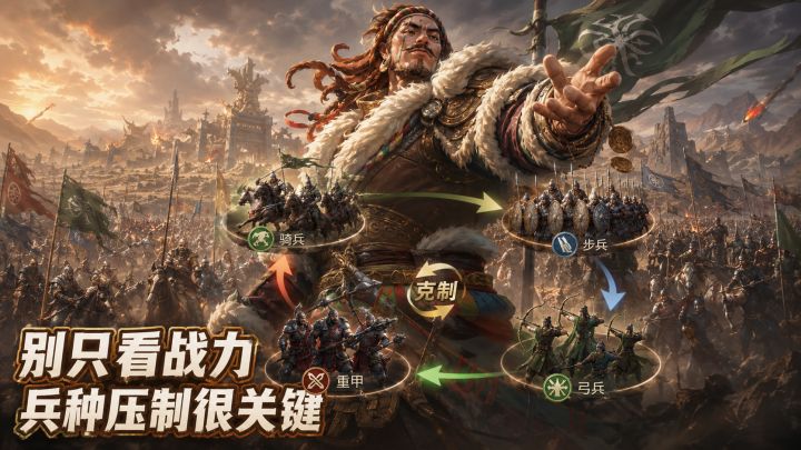 别只看战力！战争之轮兵种压制才是实战关键截图
