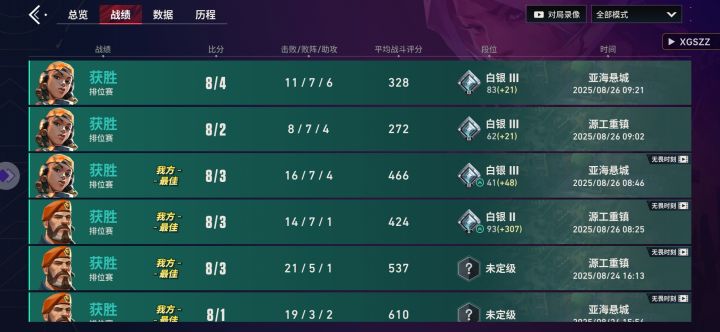 白银#无畏契约源能行动 局确实好打截图