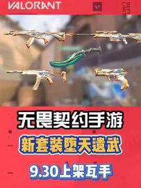 质量超高的堕天遗武，将于9月30日上架瓦手，这波必掏！