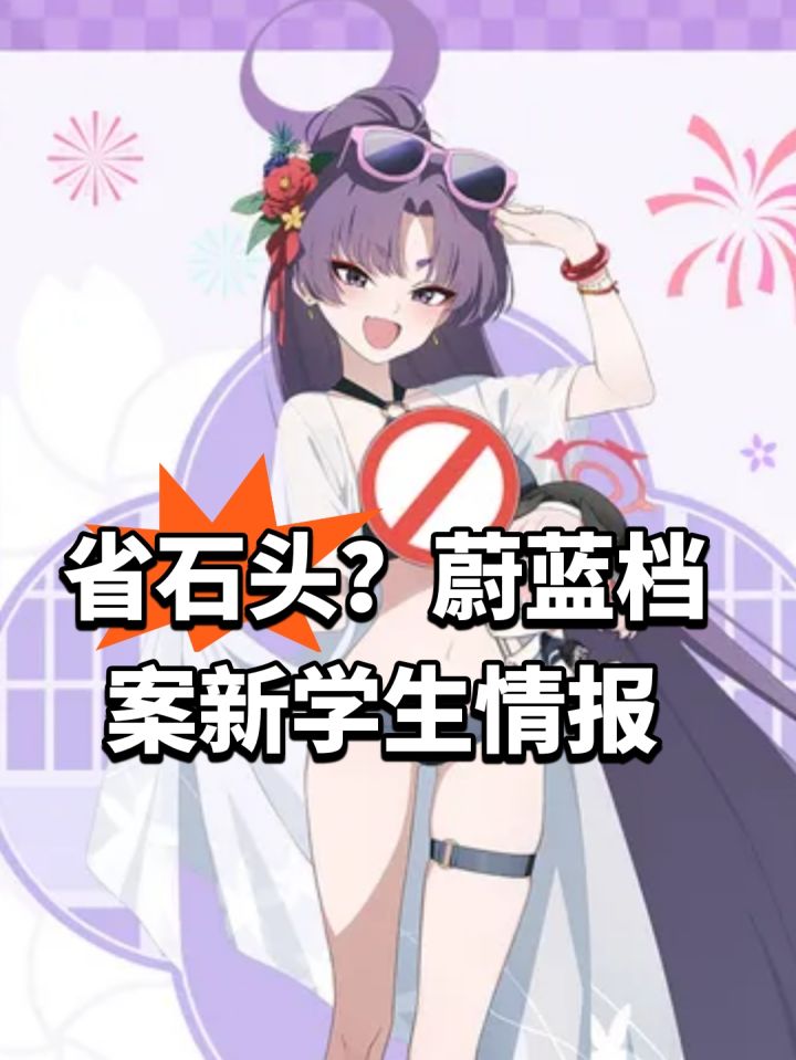 省石头?蔚蓝档案新学生情报截图