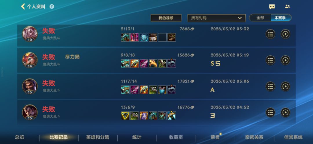 反向对抗elo的一天 1
