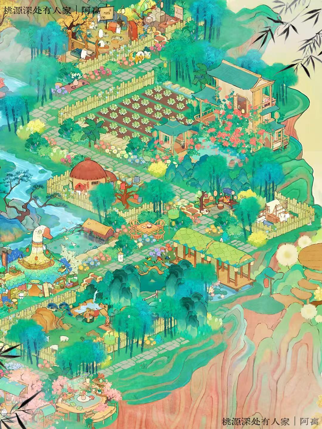 夏日竹楼|桃源二岛全生产布局 2