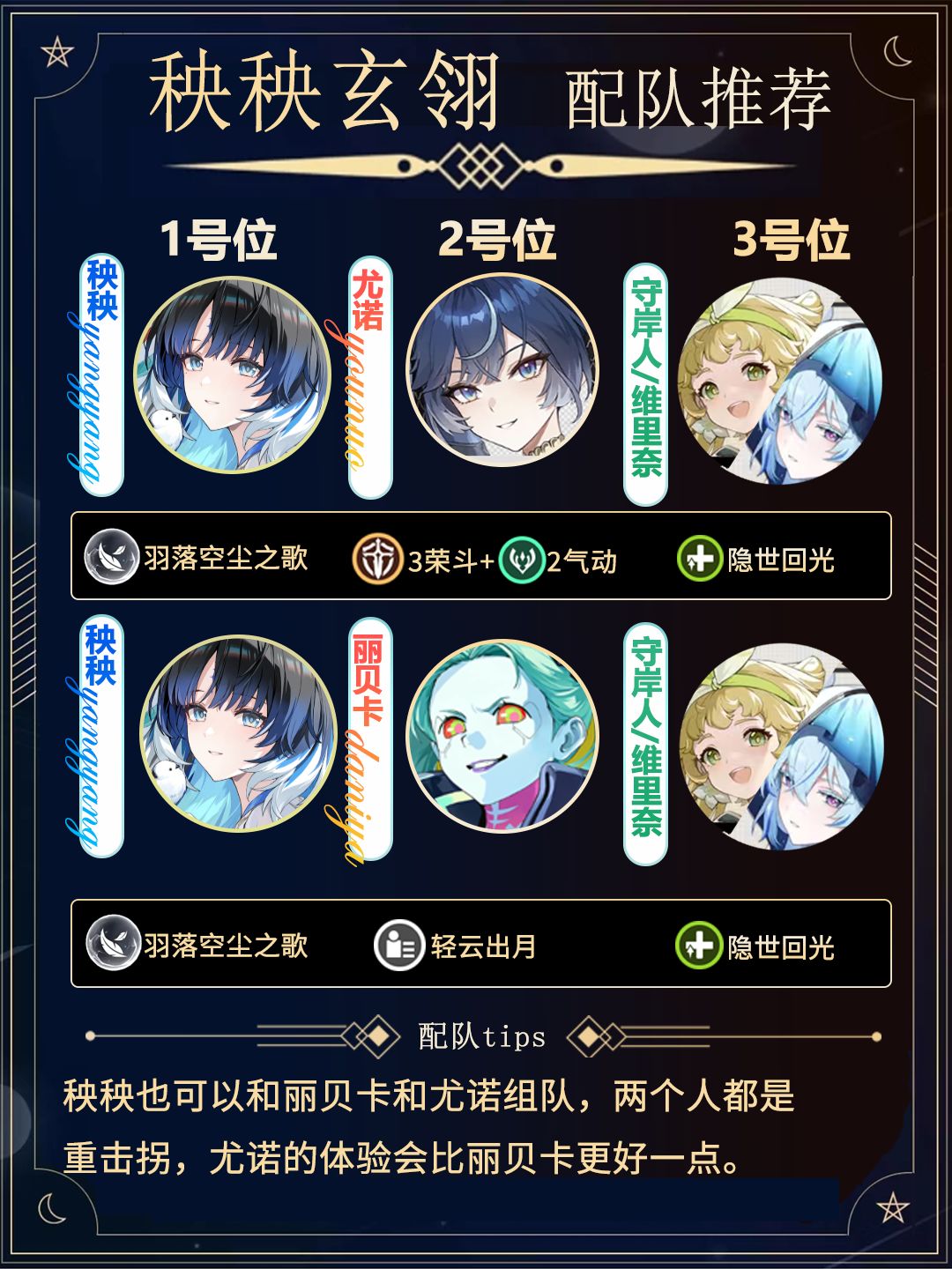 秧秧玄翎配队攻略 3