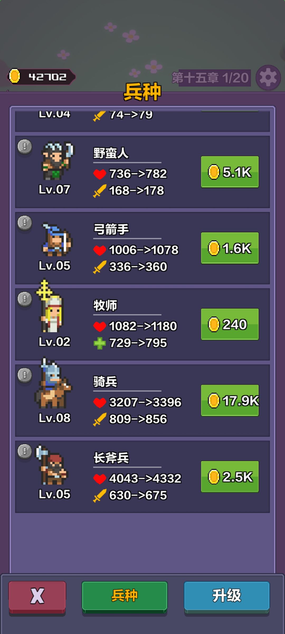 最前面一排长斧兵配合切换躲避伤害轻松通关 2