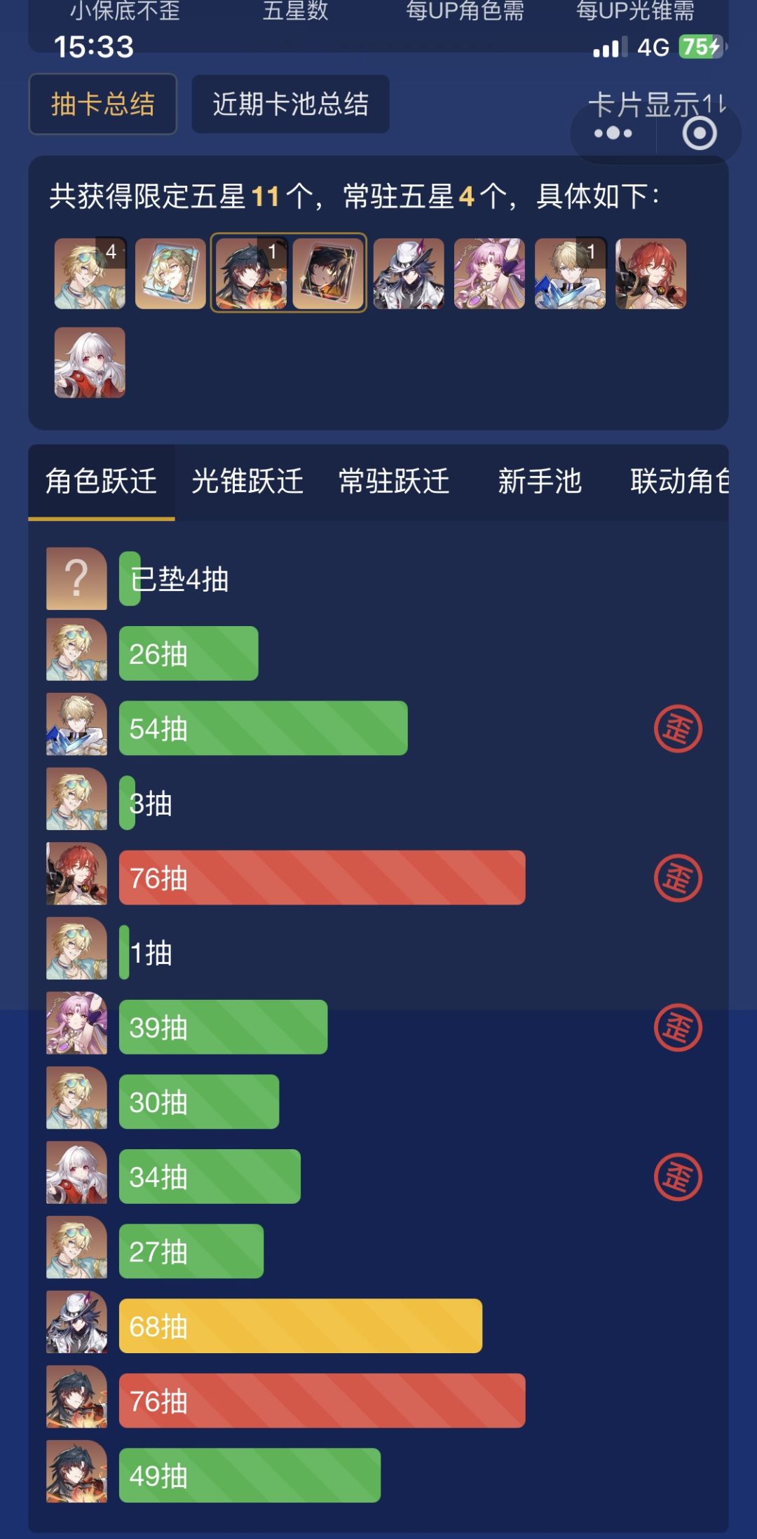 虽然歪了四个,但都是绿色的!! 2