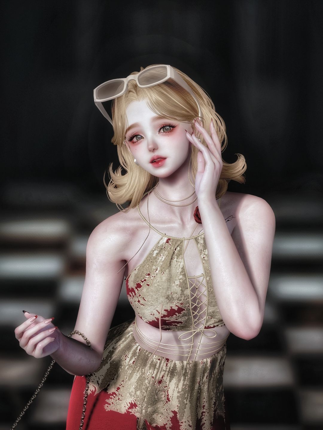 落日红沙 2