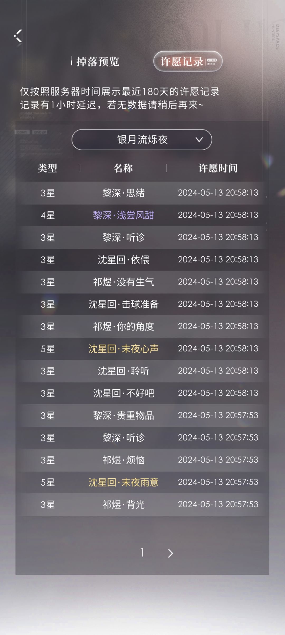 今天晚上的运气太好了!!!感谢星星 2