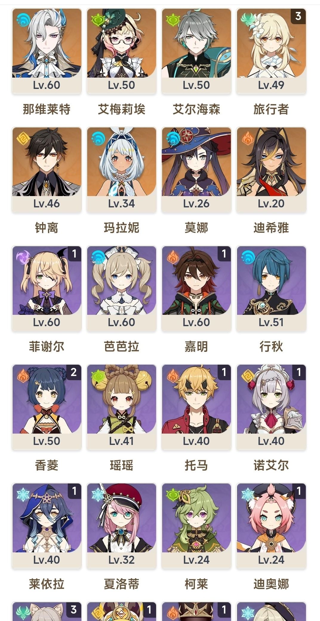 帮忙组队,两号深渊!! 3