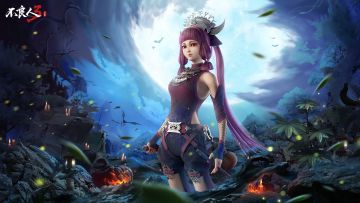 【壁纸福利】鬼马万圣，”妖女“出没