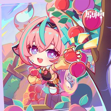 「你等我一下，很快就能摘完这批果子啦！现摘的果子很好吃哦！」