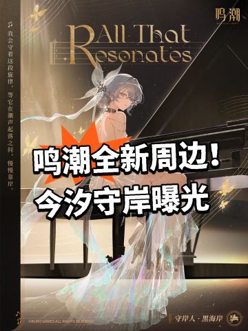鸣潮全新周边！今汐守岸曝光