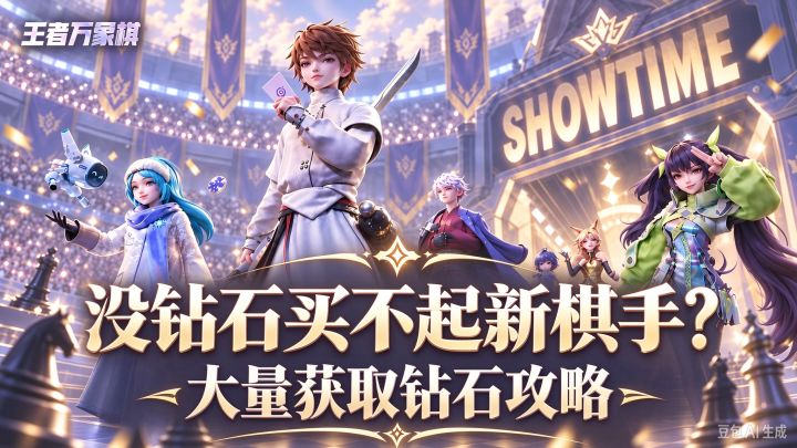 《王者万象棋》钻石不够用棋手买不起?教你在游戏中获取大量钻石截图